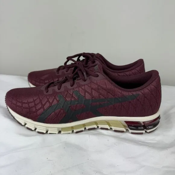 ASICS Gel Quantum 180 4 Mens Maroon Running Athletic Shoes Workout Sz 11 *NICE*