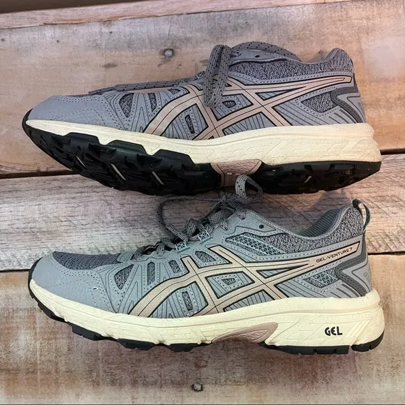 Asics Gel Venture 7 MX Running Shoes Gray Sneaker 1012A627