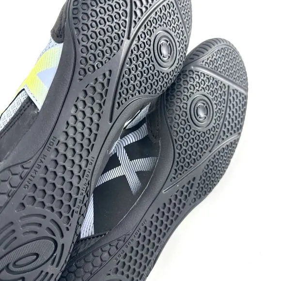 Asics Men's Grey Blue/Safety Yellow Matcontrol 3 Wrestling Shoes Size 13
