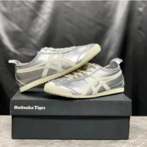 Asics Onitsuka Tiger Mexico 66 Slip-On Silver Sneakers