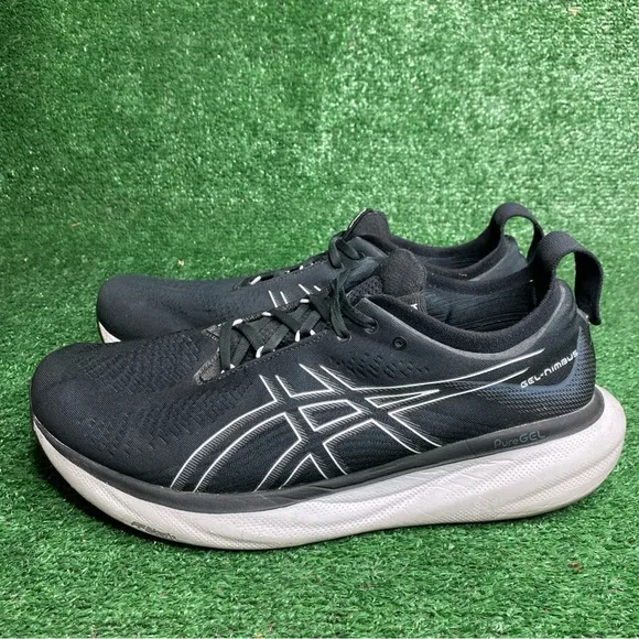 Asics Sneakers Mens 14 4E Extra Wide Gel Nimbus 25 Running Shoes Cushioning Gym
