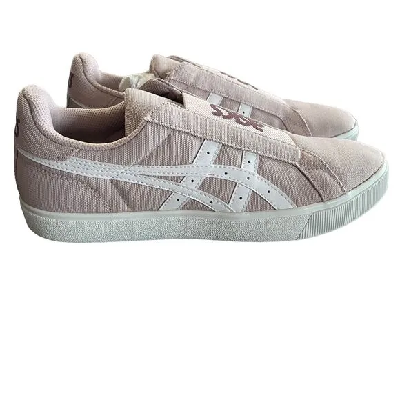 Asics Sneakers Women's Size 10 Rose Pink White Classic CT low Top Slip-On New