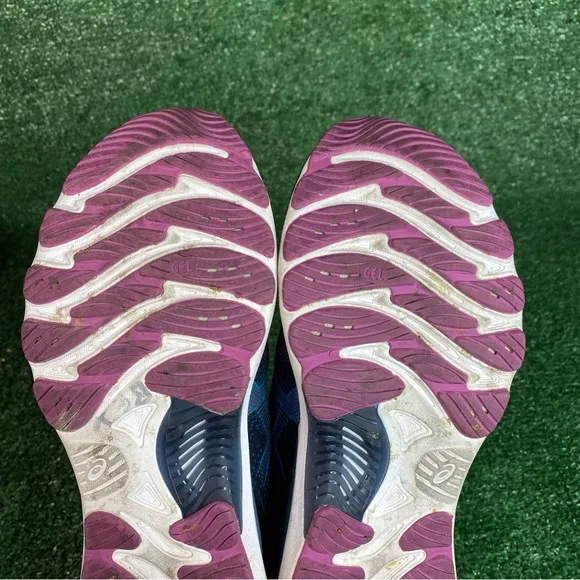 Asics Womens Gel Nimbus 23 1012A885 Blue Running Shoes Sneakers Size 8.5