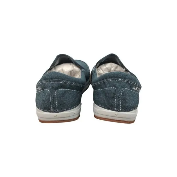 Astral Shoes Mens 9 Womens 10 Hemp Baker Slip On Denim Navy New
