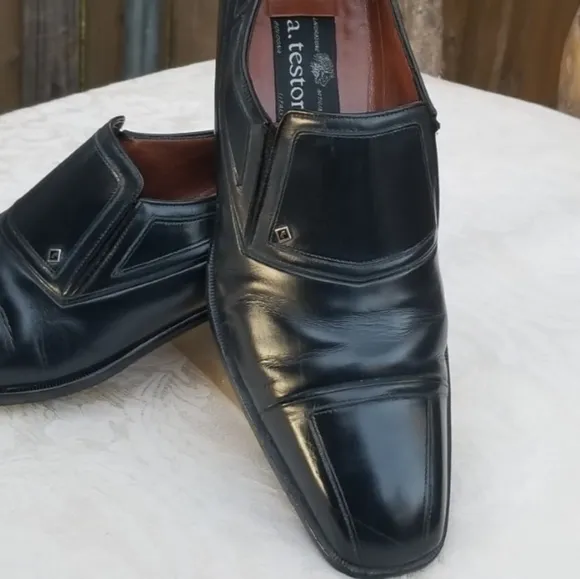 A.Testoni flagship Men's dress shoes  Size 10