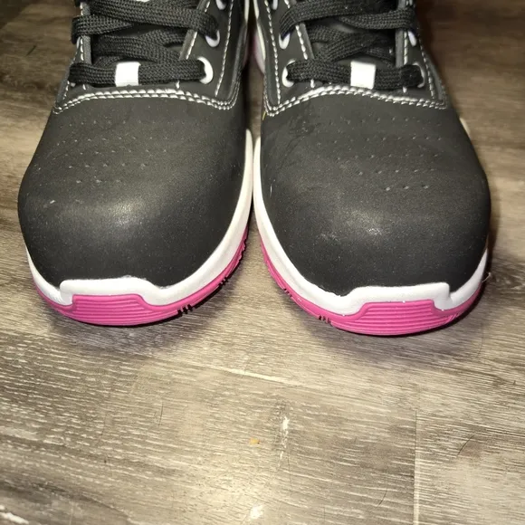 Avenger A831‎ Womens Work Boot Reaction Cn Pink Black Boots Size 9 D Wide