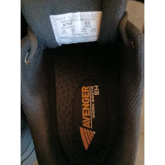 Avenger Work shoes Men's 10.5 EE A767 K4 Low CT Composite Toe Safety NEW #899