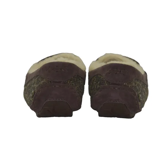 B2 NIB UGG Womens Ansley Glitter Bronze Slippers Shoes Size 5