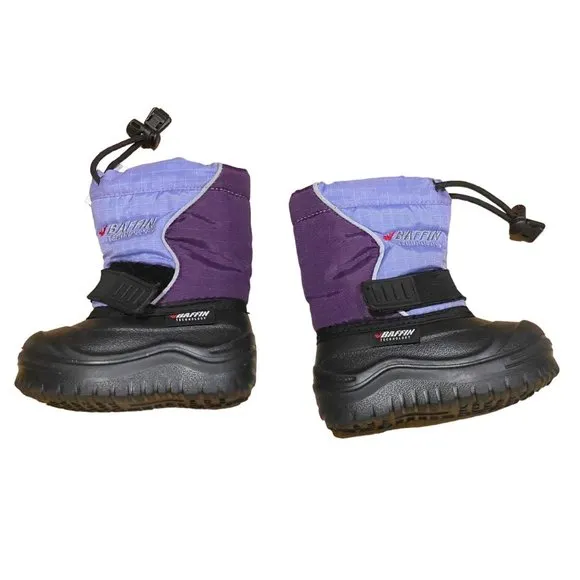 Baffin Mustang Insulated Winter Snow Boot Toddler 5 Rated -40F Purple HTF