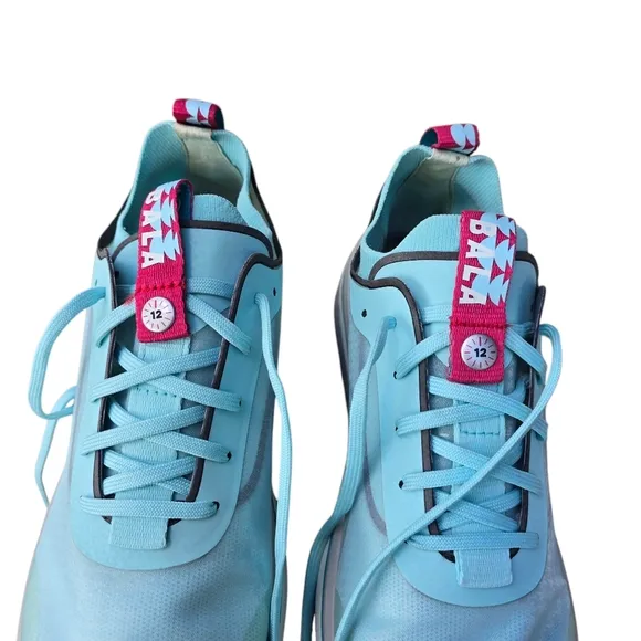 BALA Twelves Daybreak Nursing Teal Aqua Blue Sneakers, Size Women 9.5 Men 8