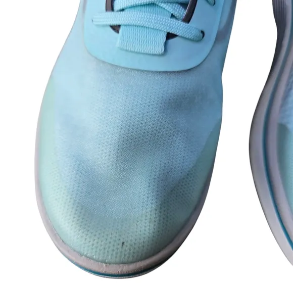 BALA Twelves Daybreak Nursing Teal Aqua Blue Sneakers, Size Women 9.5 Men 8
