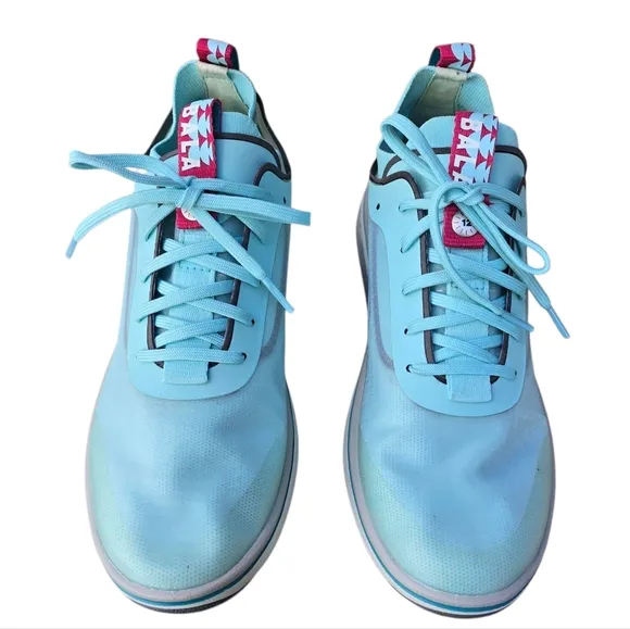 BALA Twelves Daybreak Nursing Teal Aqua Blue Sneakers, Size Women 9.5 Men 8