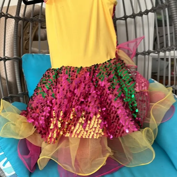 Ballet sequins recital dress (new) w ballet shoes