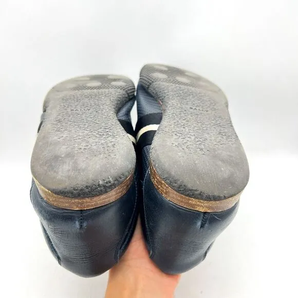 Bally Frenz Leather Lace-Up Sneakers Shoes Perforated Size US 11 Navy‎ Blue