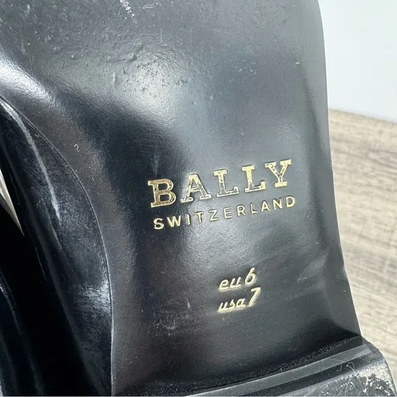 Bally Men’s Gable Patent Black Leather Dress Tuxedo Shoes Switzerland