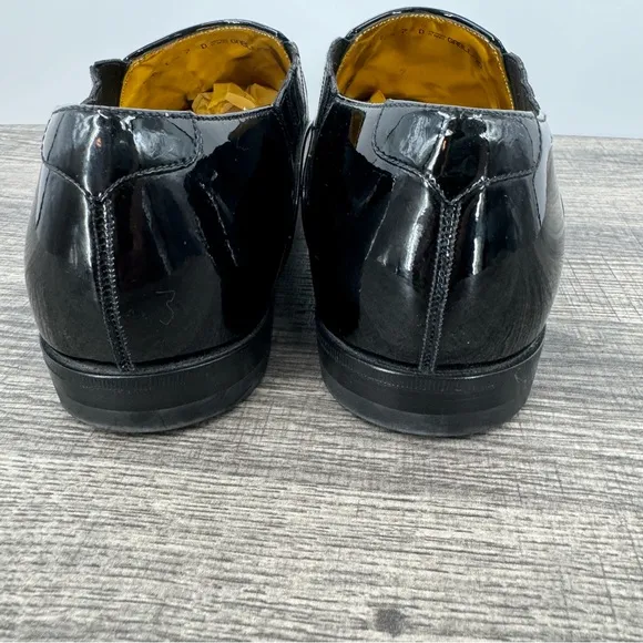 Bally Men’s Gable Patent Black Leather Dress Tuxedo Shoes Switzerland