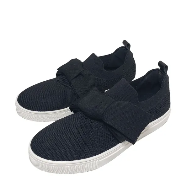 Bandolino Bryce2 Black Slip-on Flat Sneakers Sz 7M