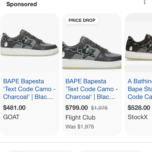 Bape Gray Sneakers for Casual Style