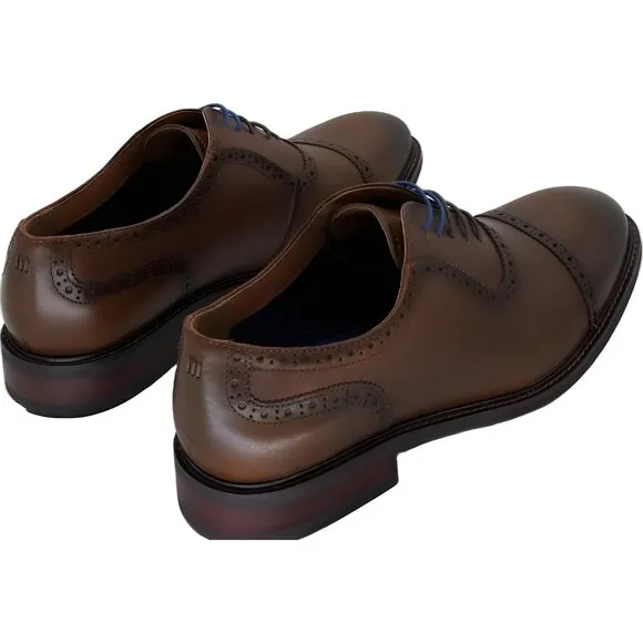 Bar III Men's Ashfordd Leather Brogue Dress Shoe Cap Toe - Size 11