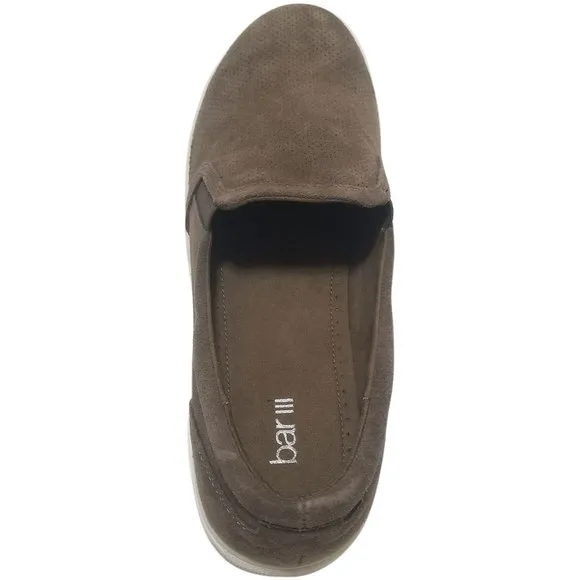 Bar III Mens Brant Slip-On Sneakers Taupe 11 M