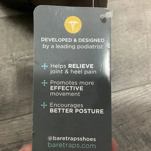BareTraps Posture Plus Dasha Block Heel Booties Size 7M NWT