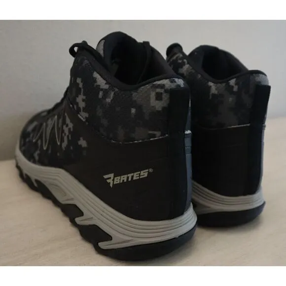 Bates E01054 Men's Sz 12 Black Camo Rush Mid Slip Resistant Tactical Boots