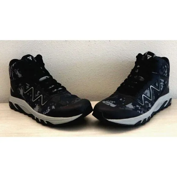 Bates E01054 Men's Sz 12 Black Camo Rush Mid Slip Resistant Tactical Boots