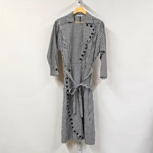 BATSHEVA GINGHAM PLAID DRESS