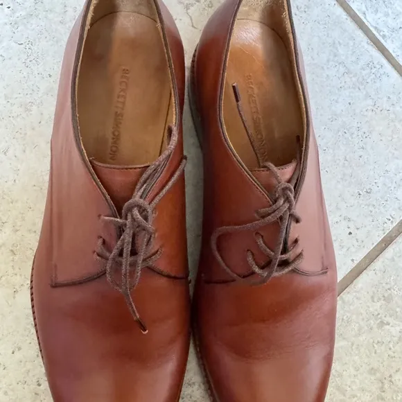 Beckett Simonon Men's Brown Leather Dress Shoes
