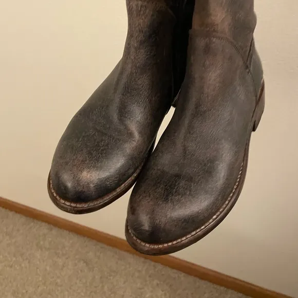 Bed Stu Brown Soft Knee High Manchester II Leather Boots Size 7