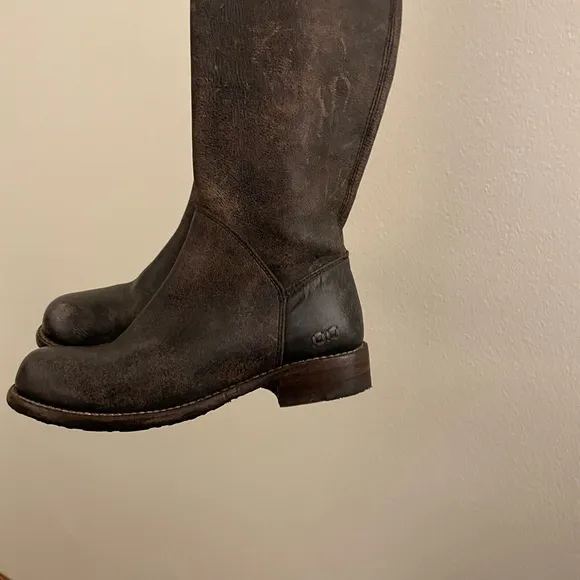 Bed Stu Brown Soft Knee High Manchester II Leather Boots Size 7