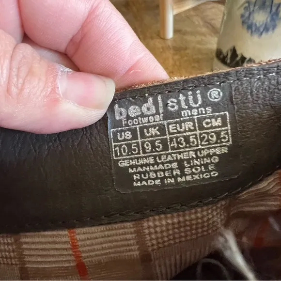 Bed Stu Lassen Brown Leather Boots Size 10.5