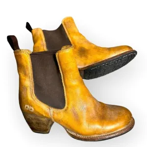Bed Stu Lorn Leather Vintage Bootie Heeled Boots Cobbler Chelsea Size 8