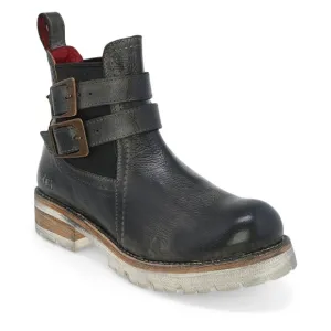 BedStu Ginger Leather Boots - Black Rustic