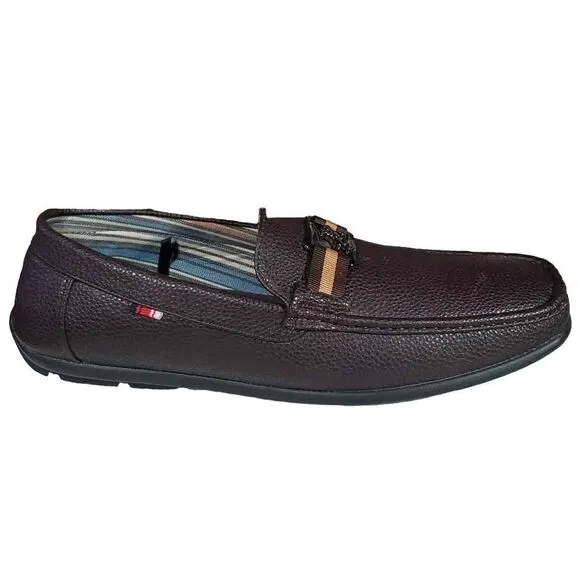 Beverly Hills Polo Club Mens Brown Loafers. Size 12