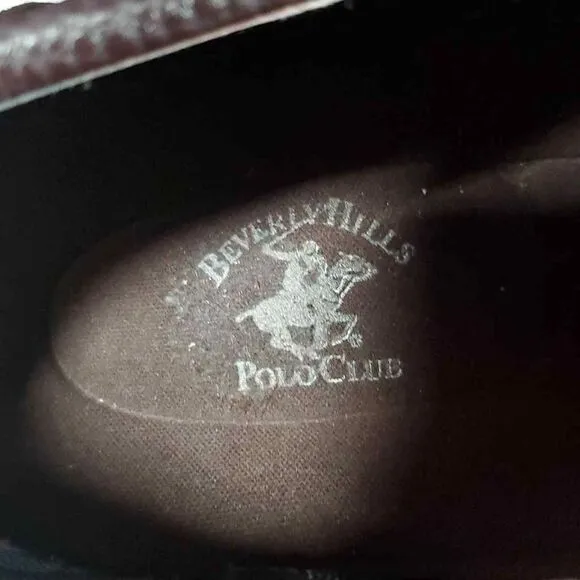 Beverly Hills Polo Club Mens Brown Loafers. Size 12