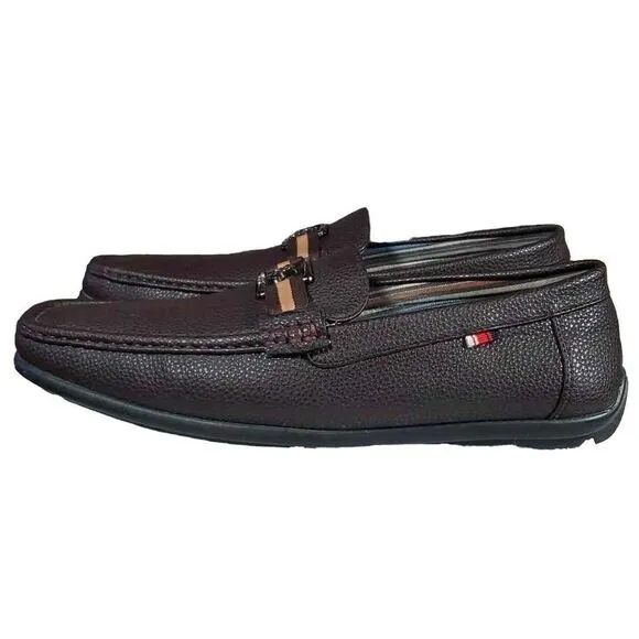 Beverly Hills Polo Club Mens Brown Loafers. Size 12