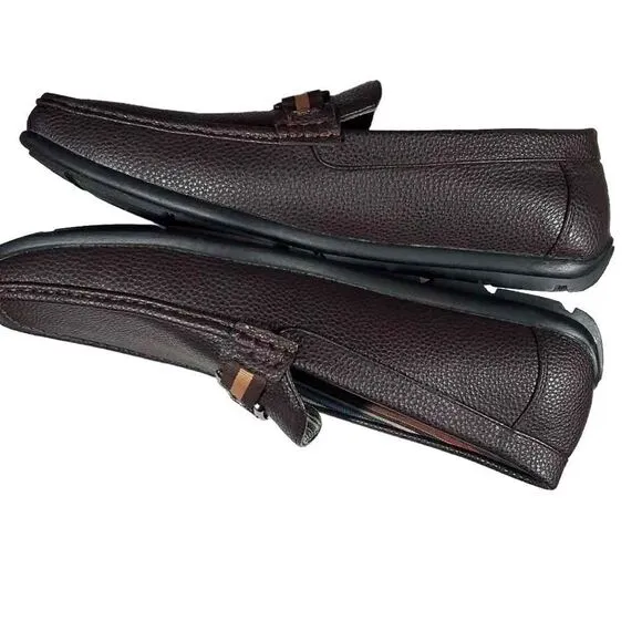 Beverly Hills Polo Club Mens Brown Loafers. Size 12