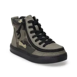 Billy Street High Top Sneakers Shoes Kids Youth Boys 7 Green Camo NEW