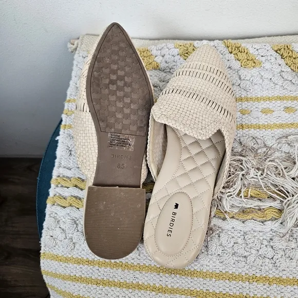 Birdies The Dove In Dawn Wooven Sandals Size 8.5