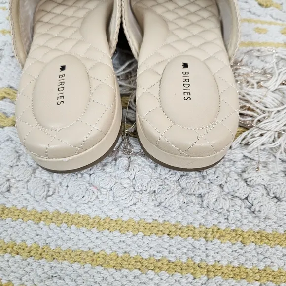 Birdies The Dove In Dawn Wooven Sandals Size 8.5