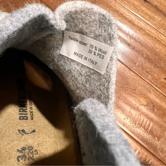 Birkenstock andermatt shearling girls size 34 and 33