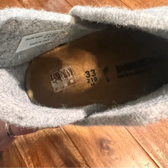 Birkenstock andermatt shearling girls size 34 and 33