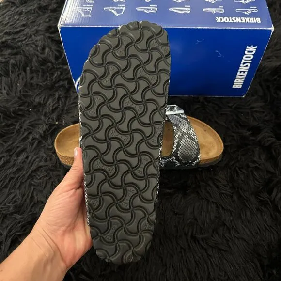 Birkenstock Arizona snake skin print sandals shoes women’s eur 40 new
