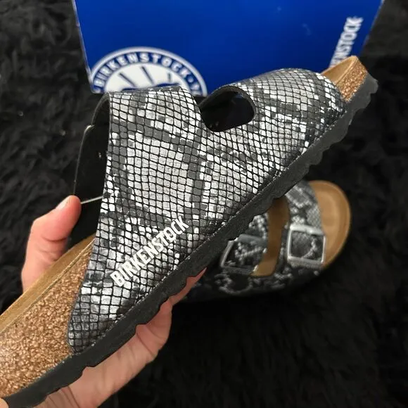 Birkenstock Arizona snake skin print sandals shoes women’s eur 40 new