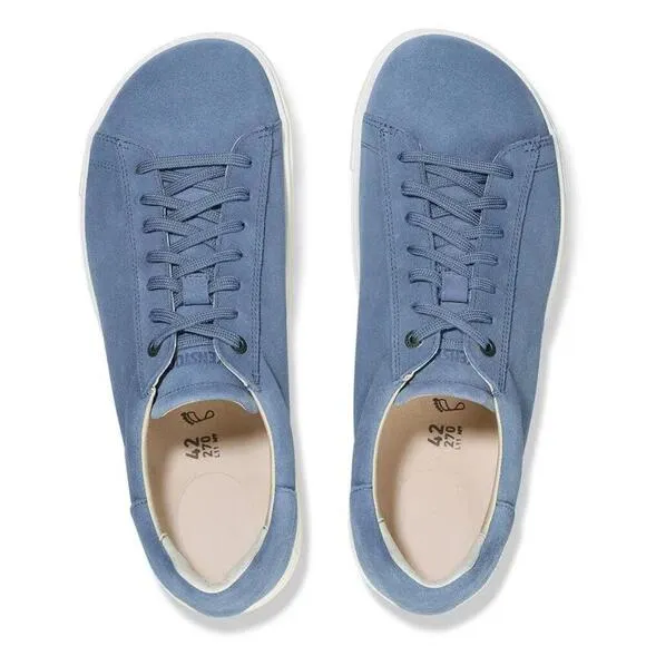 Birkenstock Bend 1027295 Sneakers Womens 9-9.5 Elemental Blue Suede Shoes FZP185