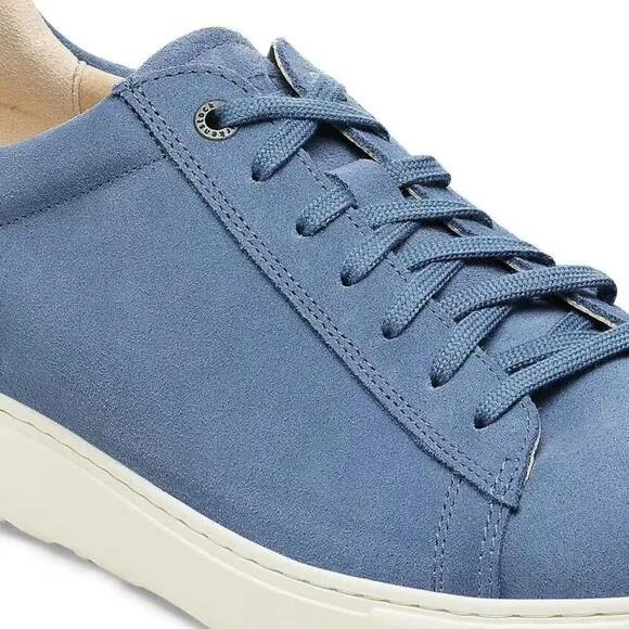 Birkenstock Bend 1027295 Sneakers Womens 9-9.5 Elemental Blue Suede Shoes FZP185
