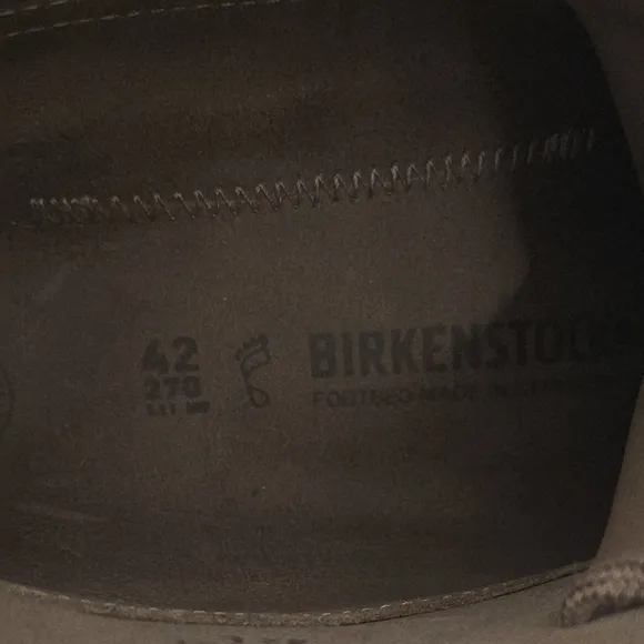 Birkenstock Brown Chukka Boots Suede Casual 42