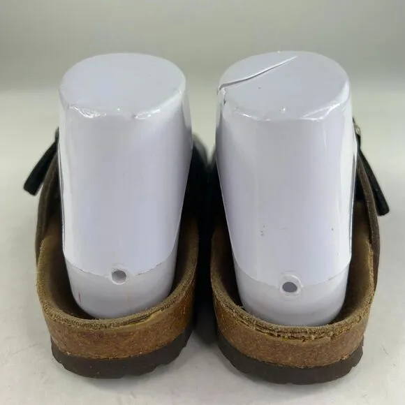 Birkenstock Florida Gray/Black Triple Strap Sandals Size 37 Women's Slide Shoes