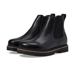 Birkenstock Highwood Boots Women's US 11 Black Leather Slip On Round Toe ZPO1092